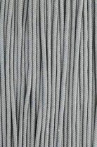 koord grijs - 4 mm - jassenkoord - kledingkoord voor capuchon/jas/parka - 2 m hobbykoord