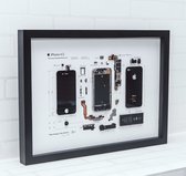 Xreart iPhone Teardown Frame van Apple iPhone 4s - Pronkstuk / Verzamelobject (Waardevol cadeau-idee voor iedereen die van Apple producten houdt)