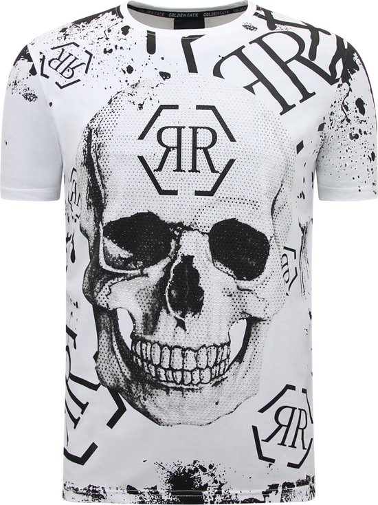 Skull - Rhinestone T-shirt