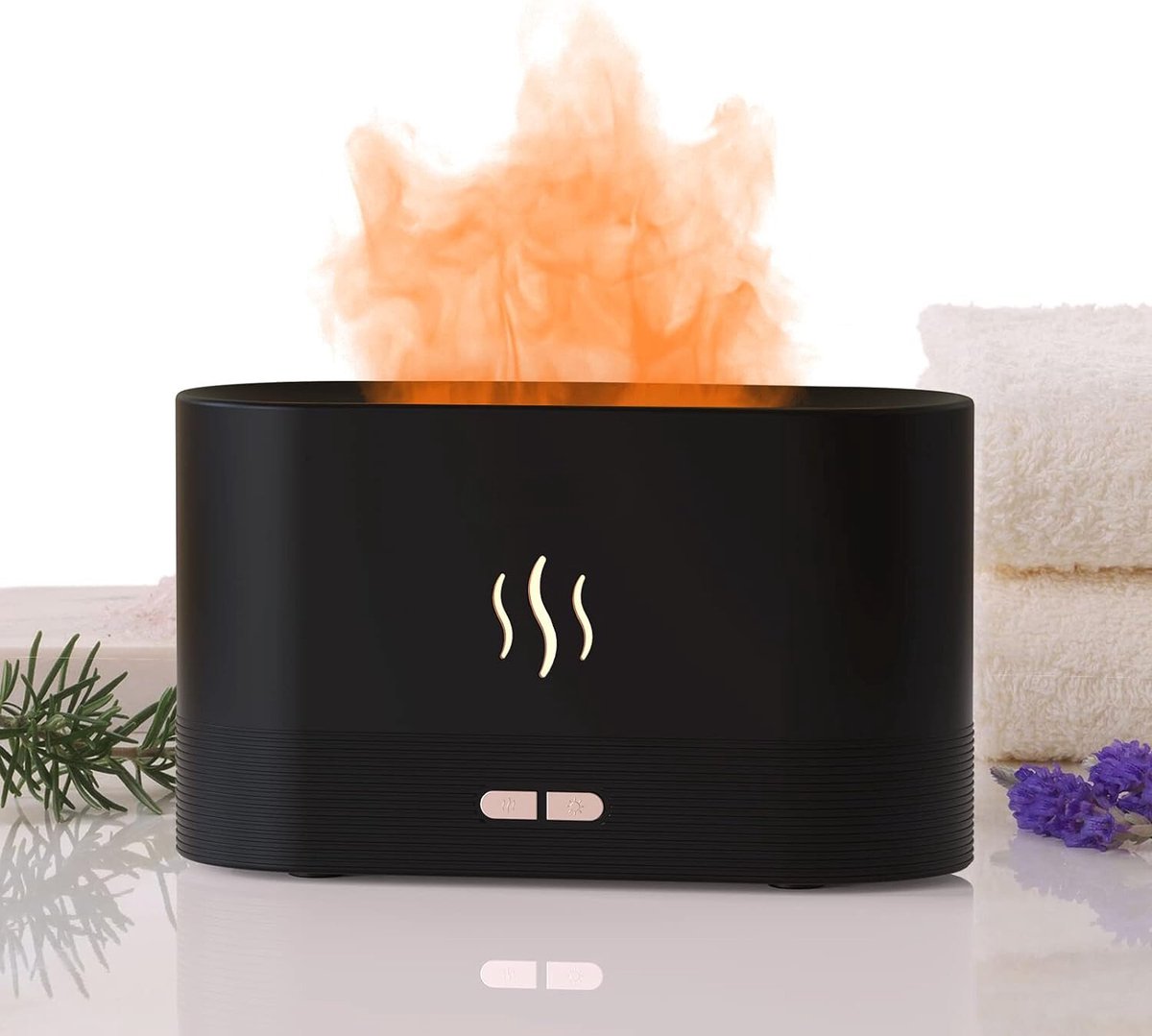 Goedkoopste Vlam diffuser - Flame diffuser - Aroma diffuser - Mist diffuser - Luchtbevochtiger - Een must have voor jouw slaapkamer!