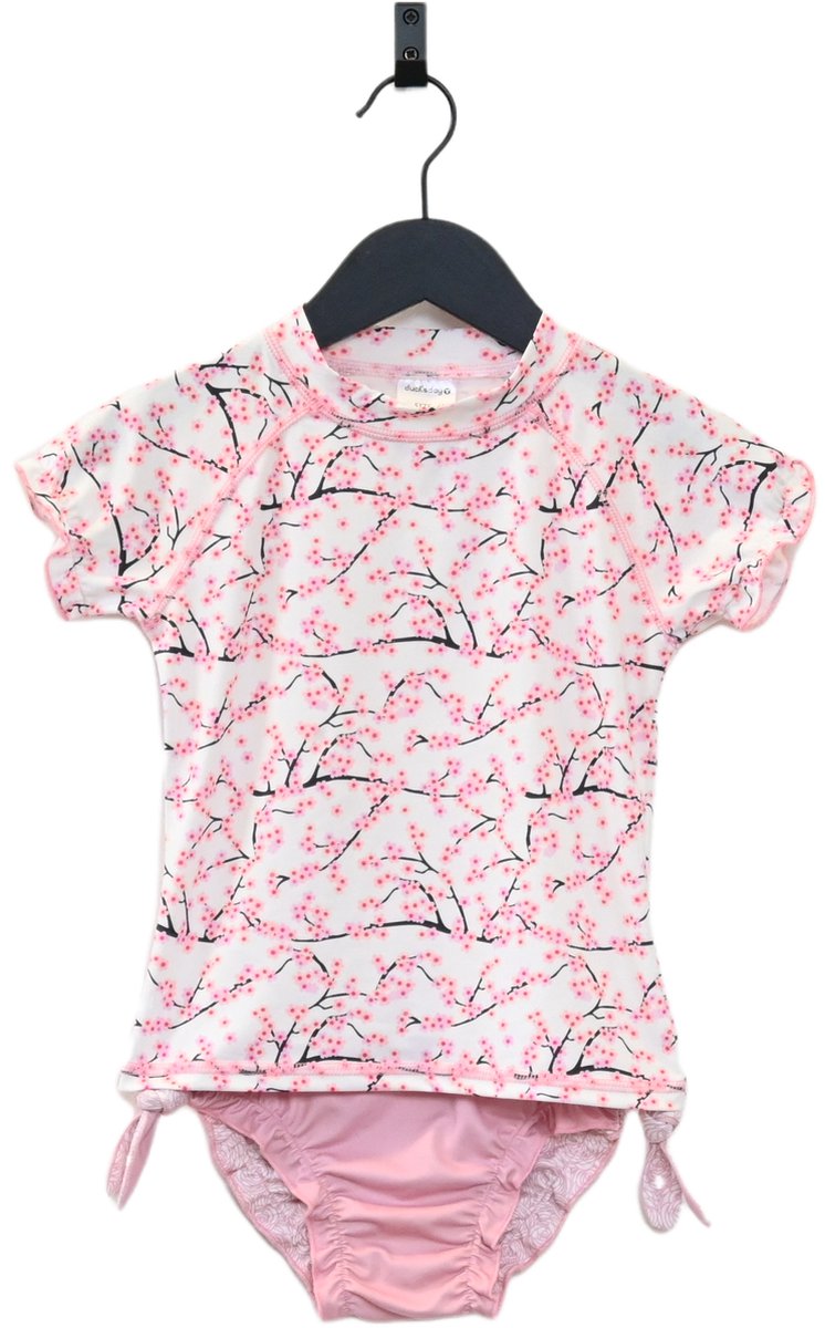 Ducksday - Zwemset met omkeerbare bikinibroek - voor meisjes - UPF 50+ - Tweedelig - sneldrogend - Rosie — afbeelding 2