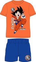 Dragonball Z shortama/pyjama Goku katoen oranje/blauw maat 146