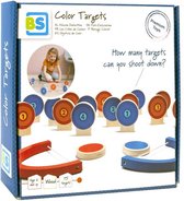 BS Toys Jeu de Tir Cibles Colorées - Jouets à partir de 6 Ans - Jeu familial - Jeu de Tir avec 19 Pièces