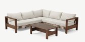 The Outsider Hoek Loungeset Zambra Wit Acacia The Outsider