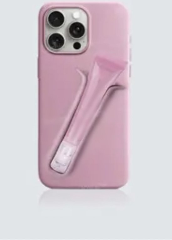 Unieke telefoonhoesje met lipgloss houder Iphone lipcase voor lipgloss