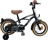 Vélos pour enfants Volare Black Cruiser - Garçons - 12 pouces - Zwart