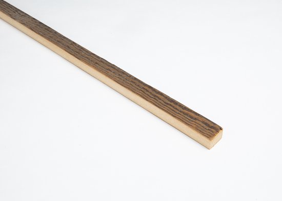 Woodsch Brushed Wood Losse lat 300 cm | Gerecycled en geborsteld ECHT hout