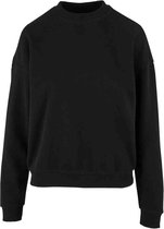 Urban Classics - Oversized Light Terry Crewneck sweater/trui - XL - Zwart