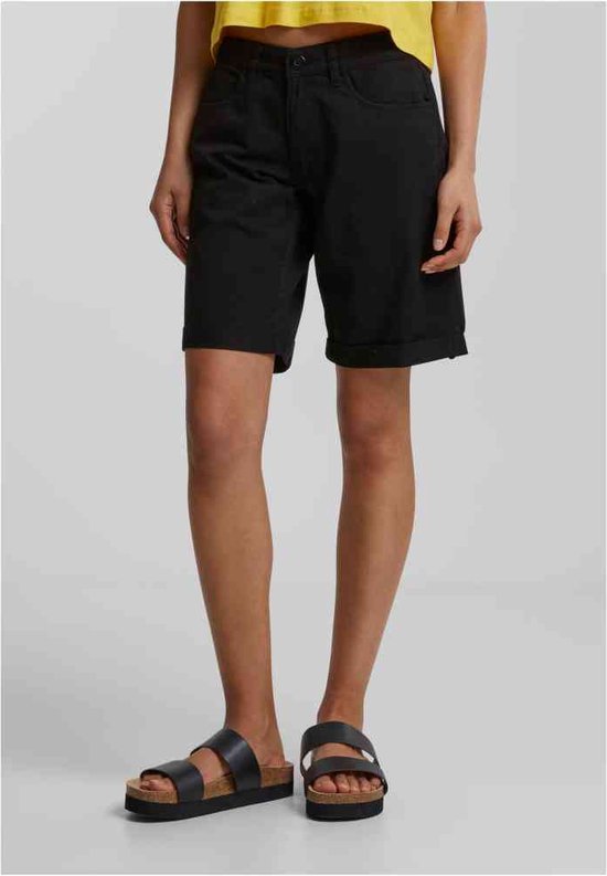 Urban Classics - Organic Cotton Bermuda Korte broek - Taille, 34 inch - Zwart