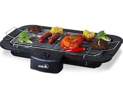 Draagbare Rookvrije Elektrische Barbecue 2200 W - Binnen- en Buitenbarbecue - Kleur Zwart Barbecue