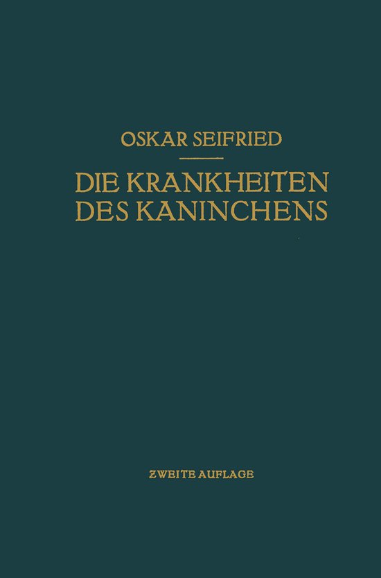 Die Krankheiten des Kaninchens - cover
