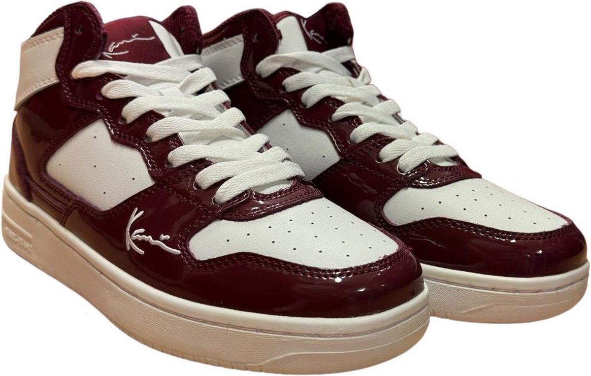 Karl Kani 89 High PRM - Sneakers - Burgundy/White - Maat 42