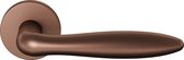 Deurkruk op rozet - Brons Kleur - RVS - GPF bouwbeslag - GPF1314.A2.00 Rangi Deurklink op ronde Bronze blend, 50x8mm