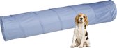 Relaxdays hondentunnel agility - 2 meter - Ø 40 cm- speeltunnel - opvouwbaar - polyester