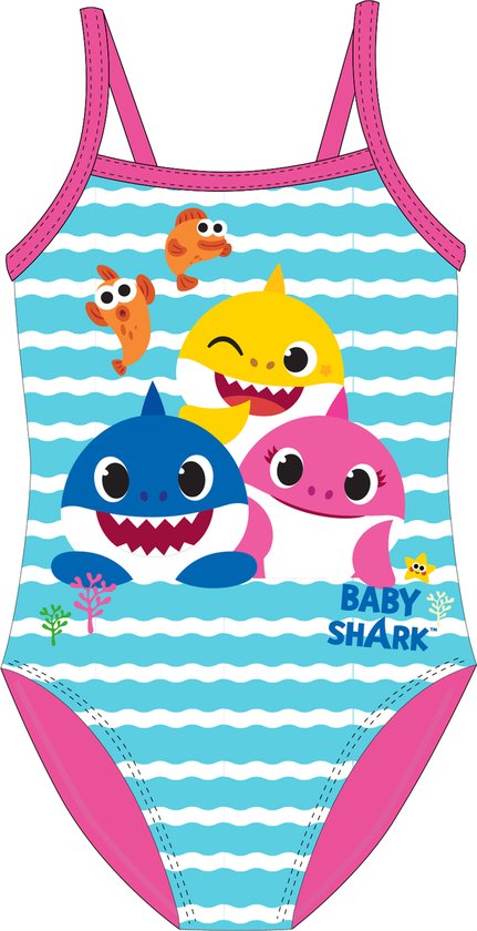 Baby Shark badpak maat 92/98