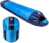 Viking Trek 4-seizoenen slaapzak voor volwassenen/kinderen - Ideale kampeeruitrusting voor festivals wandelen en backpacken. Inclusief waterdichte compressiedraagtas. Ademend & Warm - Perfect voor outdoor avonturen Slaapzak voor camping