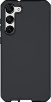 ITSkins SpectrumSolid-R Telefoonhoesje geschikt voor Samsung Galaxy S23 Hoesje Flexibel TPU Backcover Shockproof - Plain Black