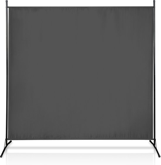 Kamerscherm met 1 panelen - 180 x 180 cm Antraciet - Kamerverdeler Tuin Spaanse Muurscheiding