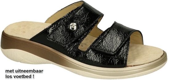 Vital -Dames - zwart - slippers & muiltjes - maat 36