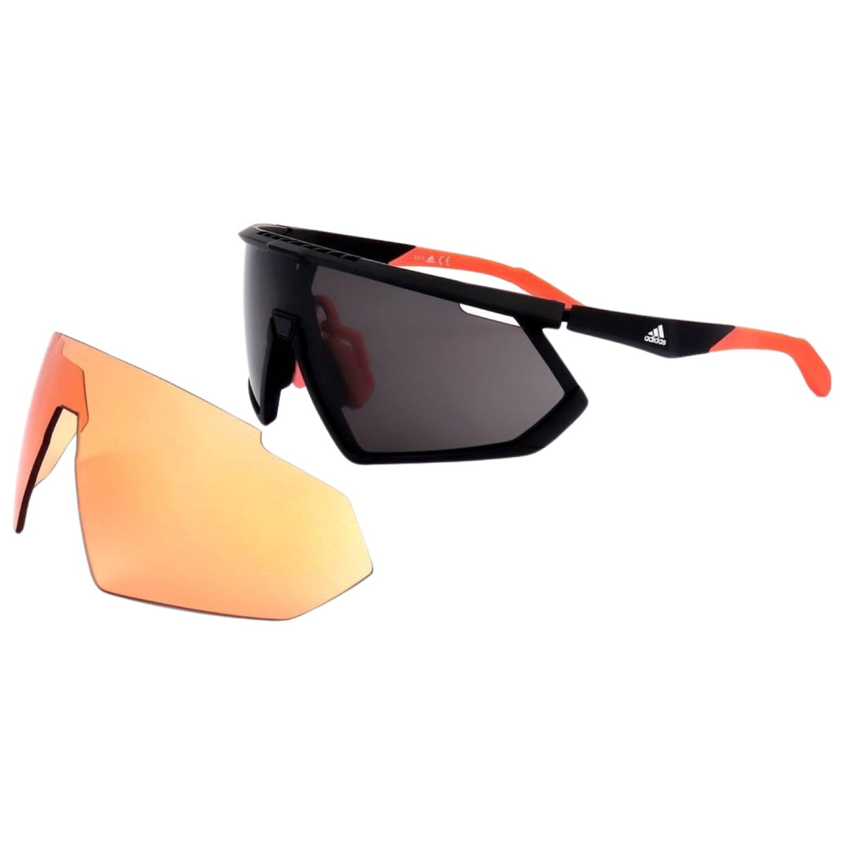 Adidas Sport SP0001 02A Zonnebril - Heren - Zwart