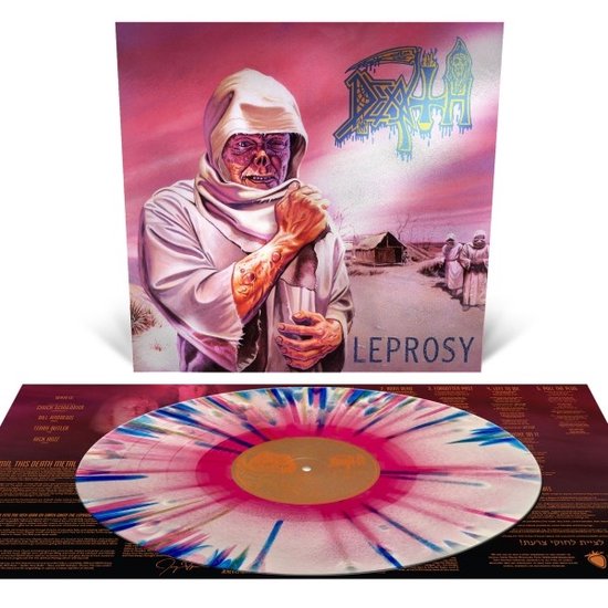 Foto: Death leprosy pink white blue splatter vinyl 