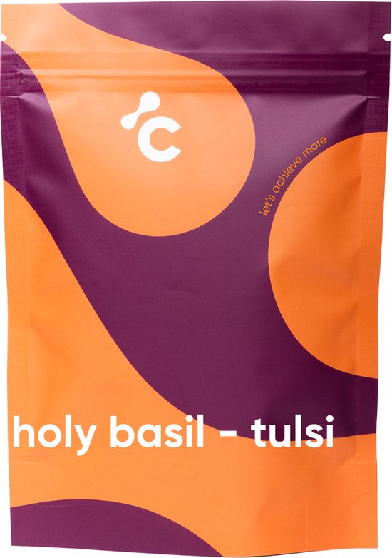 Foto: Cerebra holy basil tulsi ocimum sanctum antioxidanten voor de luchtwegen slijmoplossend een beter immuunsysteem rustgevend 60 capsules 500mg