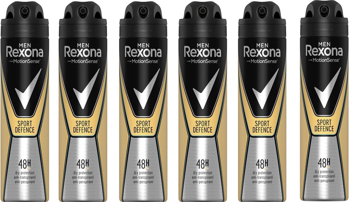 Rexona Men Sport Defence - 6 x 150 ml - Deodorant Spray