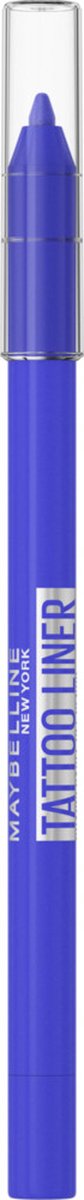 Maybelline - Tattoo Liner Gel Waterproof Oogpotlood 819 Galactic Gobalt - 3 x 1,3 gr - Voordeelverpakking