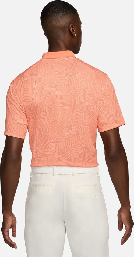 Nike Heren Victory+ DriFit Golfpolo Oranje/Wit