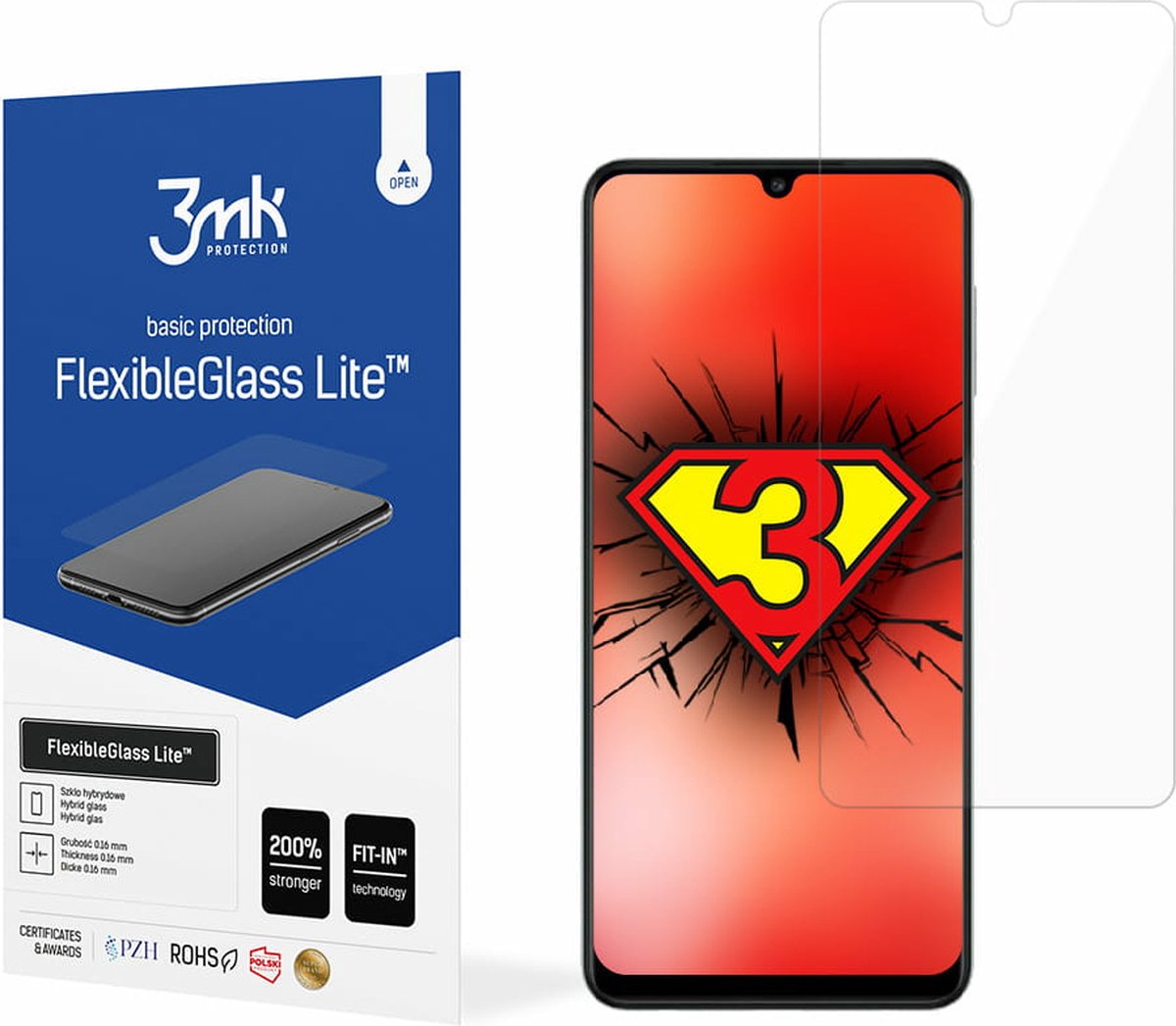 Samsung Galaxy A22 4G - 3mk FlexibleGlass Lite