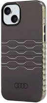 Audi IML Grille Pattern Back Case (MagSafe Compatible) - Geschikt voor Apple iPhone 15 Plus (6.7") - Zwart