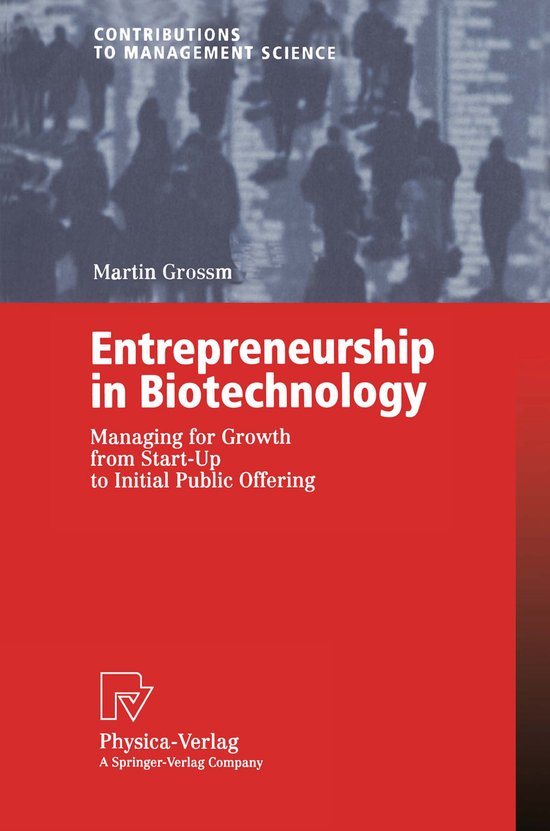 Entrepreneurship in Biotechnology - cover