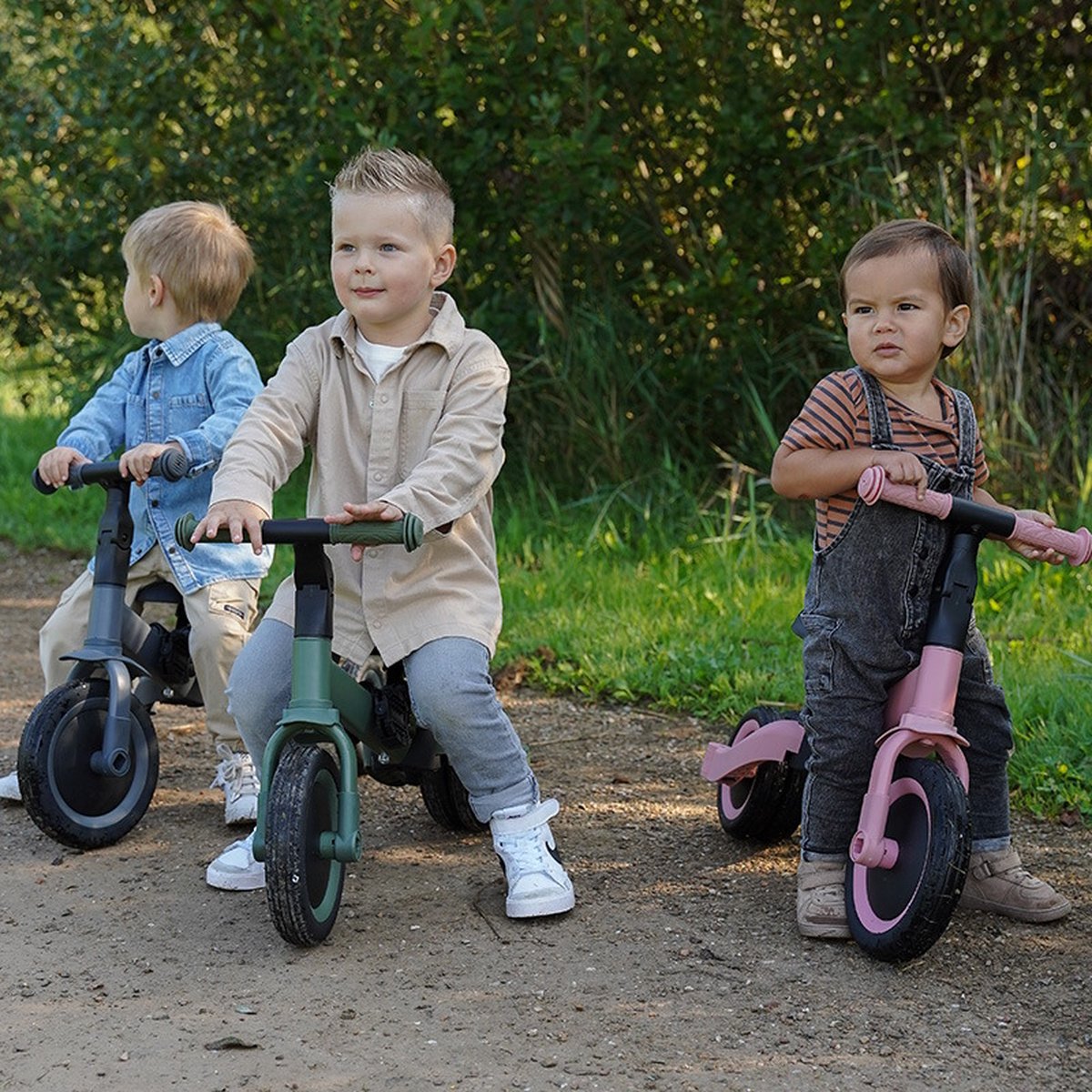 Topmark Kaya - 4 in1 Driewieler - Loopfiets - Balance Bike - Groen — afbeelding 10