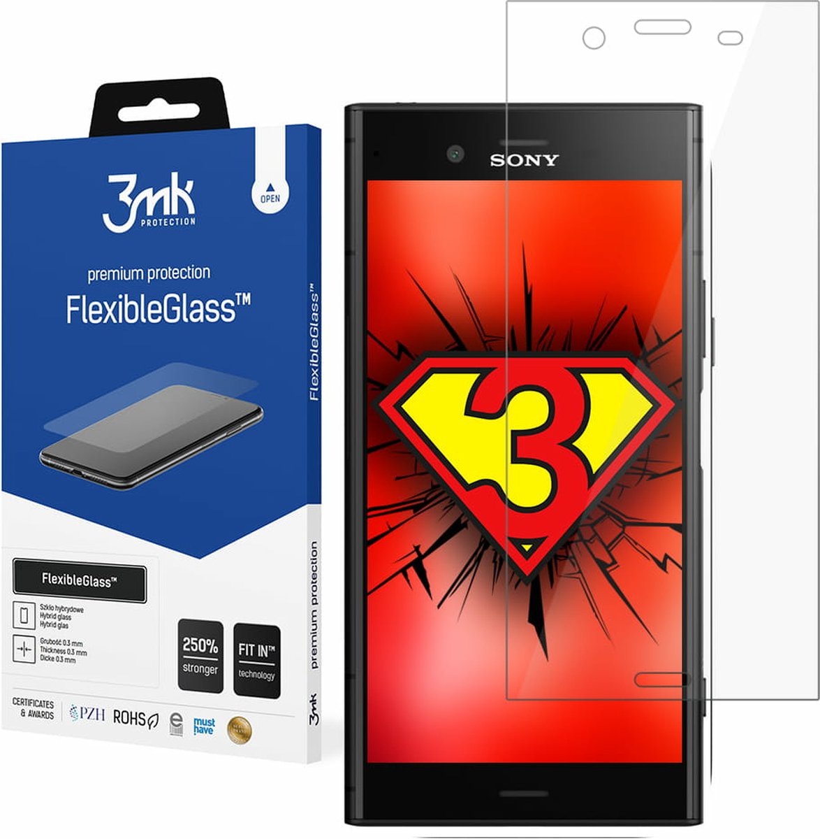 Sony Xperia XZ1 - 3mk FlexibleGlass