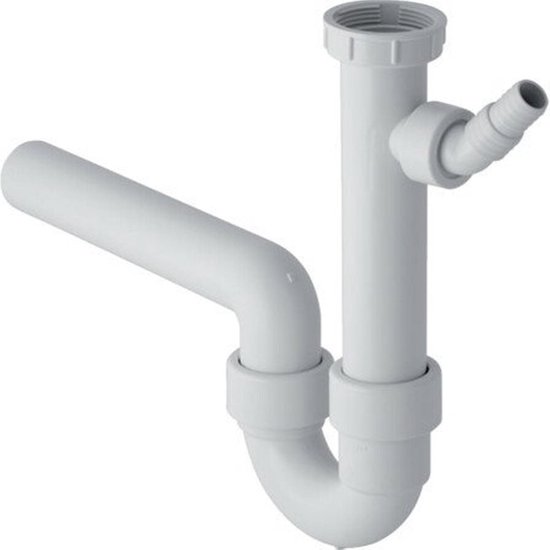 GXGM 1 stuk dubbele afvoer voor wasmachine, afvoeradapter voor wasmachine, dubbele adapter voor slangen van 20-31 mm, aansluiting met vier schroefdraad met 4 clips