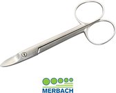 Merbach nagelheffer, dubbelzijdig, ergonomische handgreep (glad), 16 CM- 20 x 1 stuks voordeelverpakking