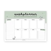 Weekplanner | notitieblok A4 | familieplanner | werkplanner | Thuismusje