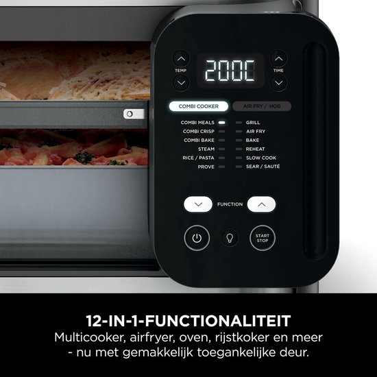 Ninja Combi Multicuiseur, Four et AirFryer 12 en 1 - 12,5 litres - Repas complets en 15 minutes - SFP700EU