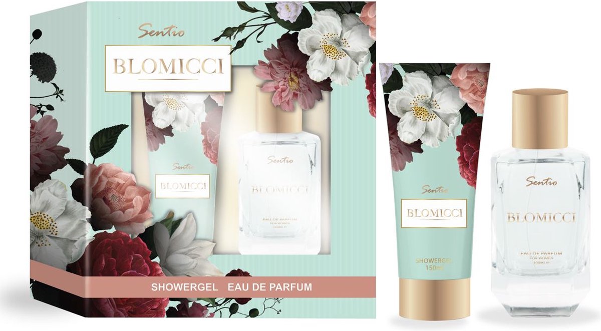 Goedkoopste Sentio Giftset-Blomicci-Parfum en Showergel