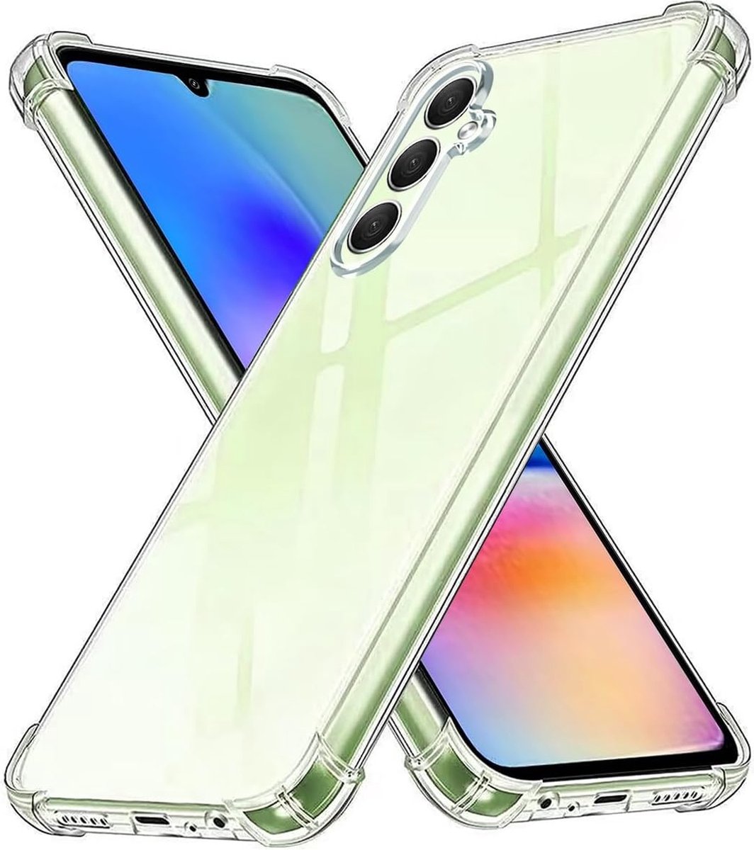 Shock proof Hoesje Geschikt voor: Samsung Galaxy A05s - Anti -Shock Silicone - Transparant