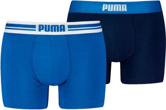 Puma Boxershorts Everyday Placed Logo - 2 pack - True Blue - Maat L