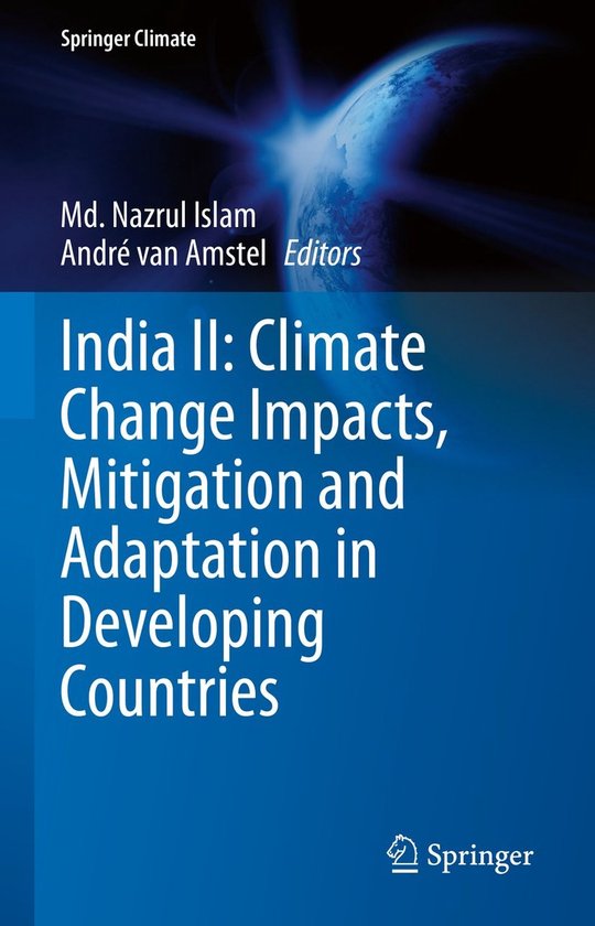 Springer Climate - India II: Climate Change Impacts, Mitigat ... - cover