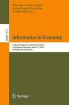 Lecture Notes in Business Information Processing- Informatics in Economy