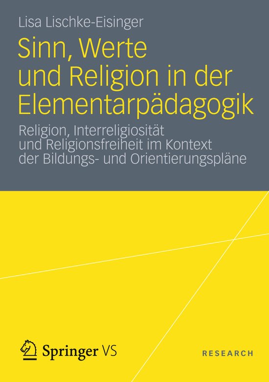 Sinn, Werte und Religion in der Elementarpädagogik - cover