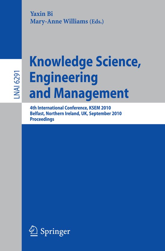 Knowledge Science Engineering and Management - cover