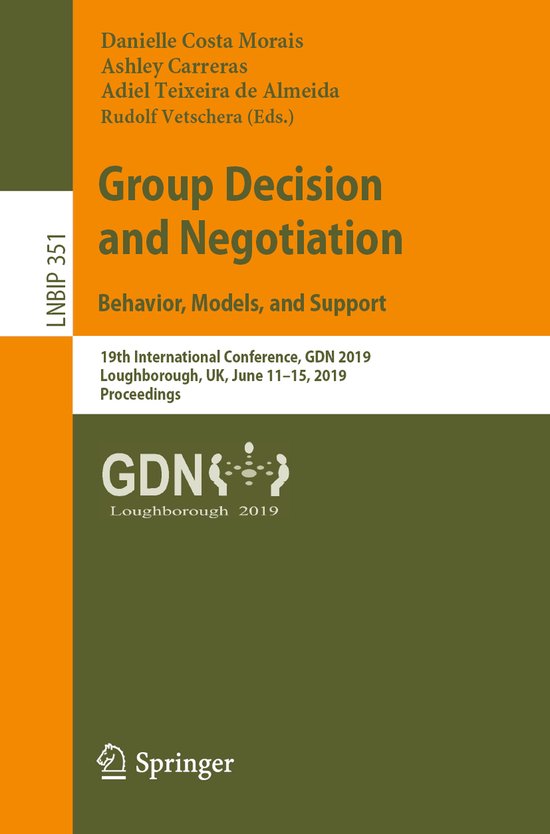 Lecture Notes in Business Information Processing351- Group D ... - cover