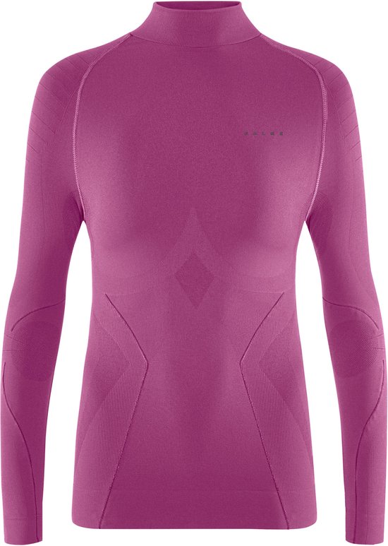 FALKE dames lange mouw shirt Maximum Warm - thermoshirt - lichtpaars (radiant orchid) - Maat: