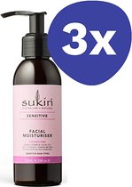 Sukin Sensitive Facial Moisturiser (3x 125ml)