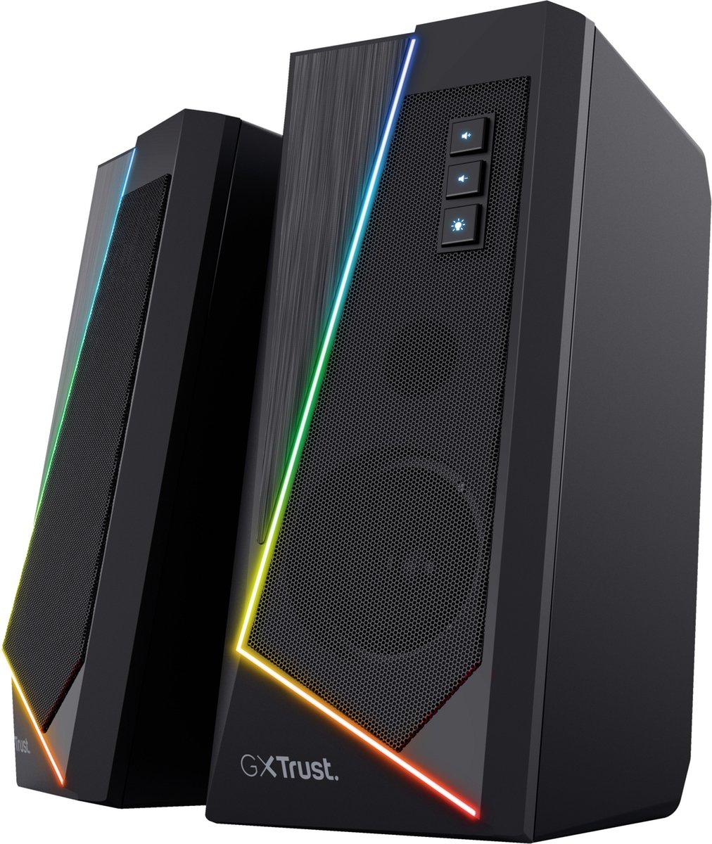 GXT 609 Zoxa - PC Speakers 2.0 - Gaming Speakerset - RGB verlichting - Zwart