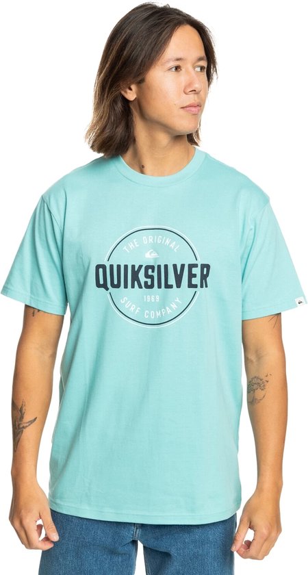 Quiksilver Circle Up Heren T-shirt Eqyzt07680-bha0 - Kleur Blauw - Maat XXL